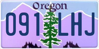 OR license plate 091LHJ