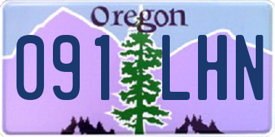OR license plate 091LHN