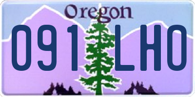 OR license plate 091LHO