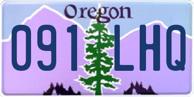 OR license plate 091LHQ