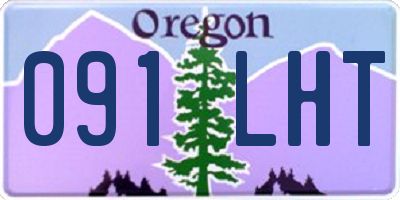 OR license plate 091LHT