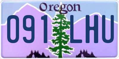 OR license plate 091LHU