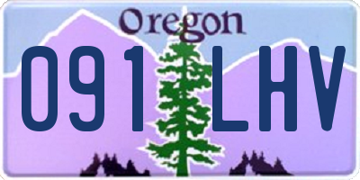 OR license plate 091LHV