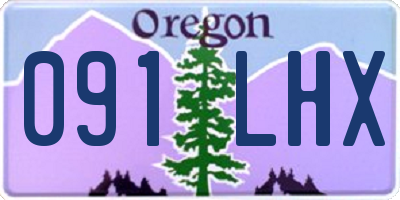 OR license plate 091LHX