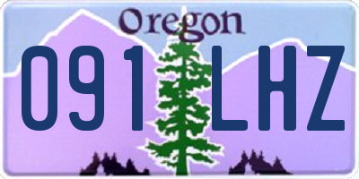 OR license plate 091LHZ