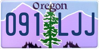 OR license plate 091LJJ