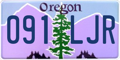 OR license plate 091LJR