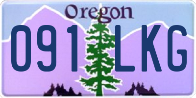 OR license plate 091LKG