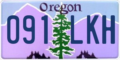 OR license plate 091LKH