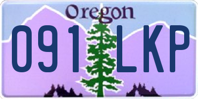 OR license plate 091LKP