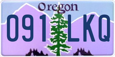 OR license plate 091LKQ