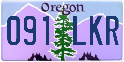 OR license plate 091LKR