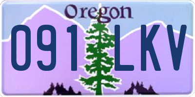 OR license plate 091LKV
