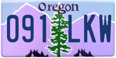OR license plate 091LKW