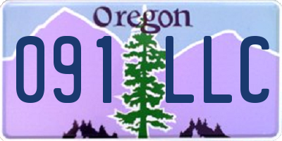 OR license plate 091LLC