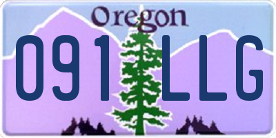 OR license plate 091LLG