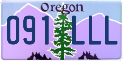 OR license plate 091LLL