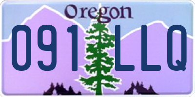 OR license plate 091LLQ