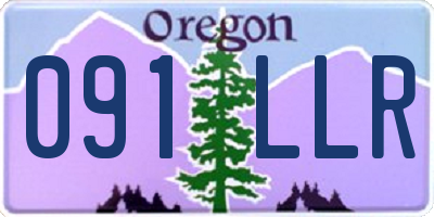 OR license plate 091LLR