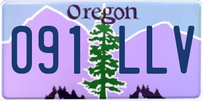 OR license plate 091LLV
