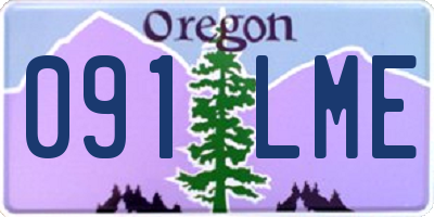 OR license plate 091LME