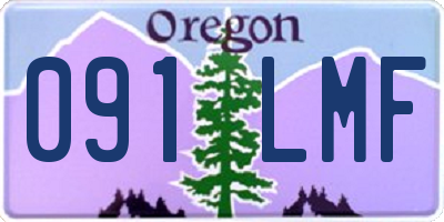 OR license plate 091LMF