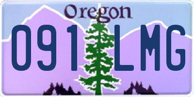 OR license plate 091LMG