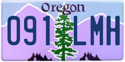 OR license plate 091LMH