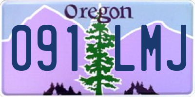 OR license plate 091LMJ