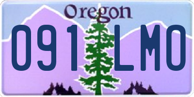 OR license plate 091LMO