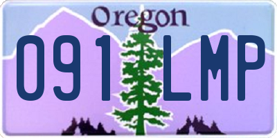 OR license plate 091LMP