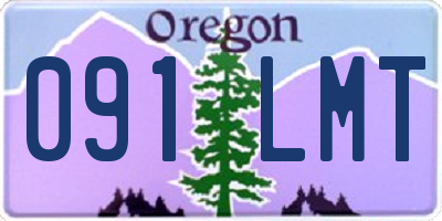 OR license plate 091LMT