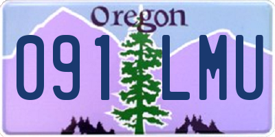 OR license plate 091LMU
