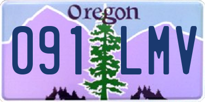 OR license plate 091LMV
