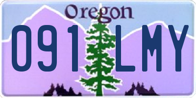OR license plate 091LMY