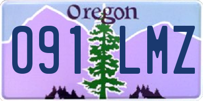 OR license plate 091LMZ