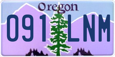 OR license plate 091LNM