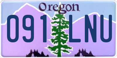 OR license plate 091LNU