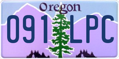 OR license plate 091LPC