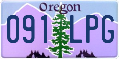OR license plate 091LPG