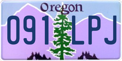 OR license plate 091LPJ