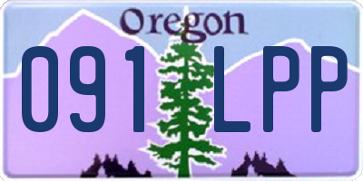 OR license plate 091LPP