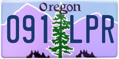 OR license plate 091LPR