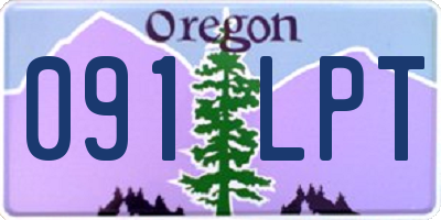 OR license plate 091LPT
