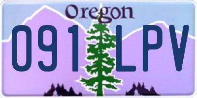 OR license plate 091LPV