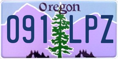OR license plate 091LPZ