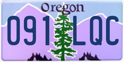 OR license plate 091LQC