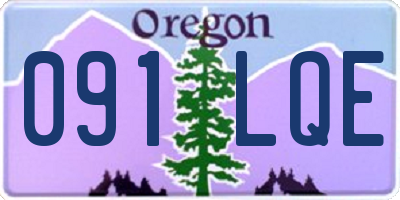 OR license plate 091LQE