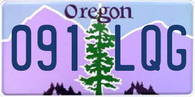 OR license plate 091LQG