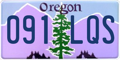 OR license plate 091LQS
